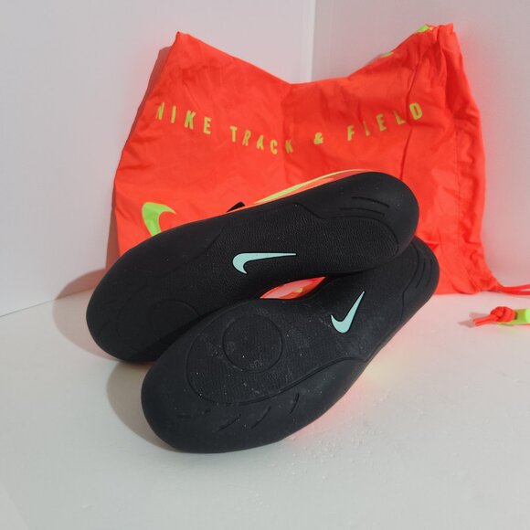 Nike Zoom Rival SD 2 Throwing Shoes Crimson Red Lime FZ9665-600 Mens Size 7.5 US main image 12